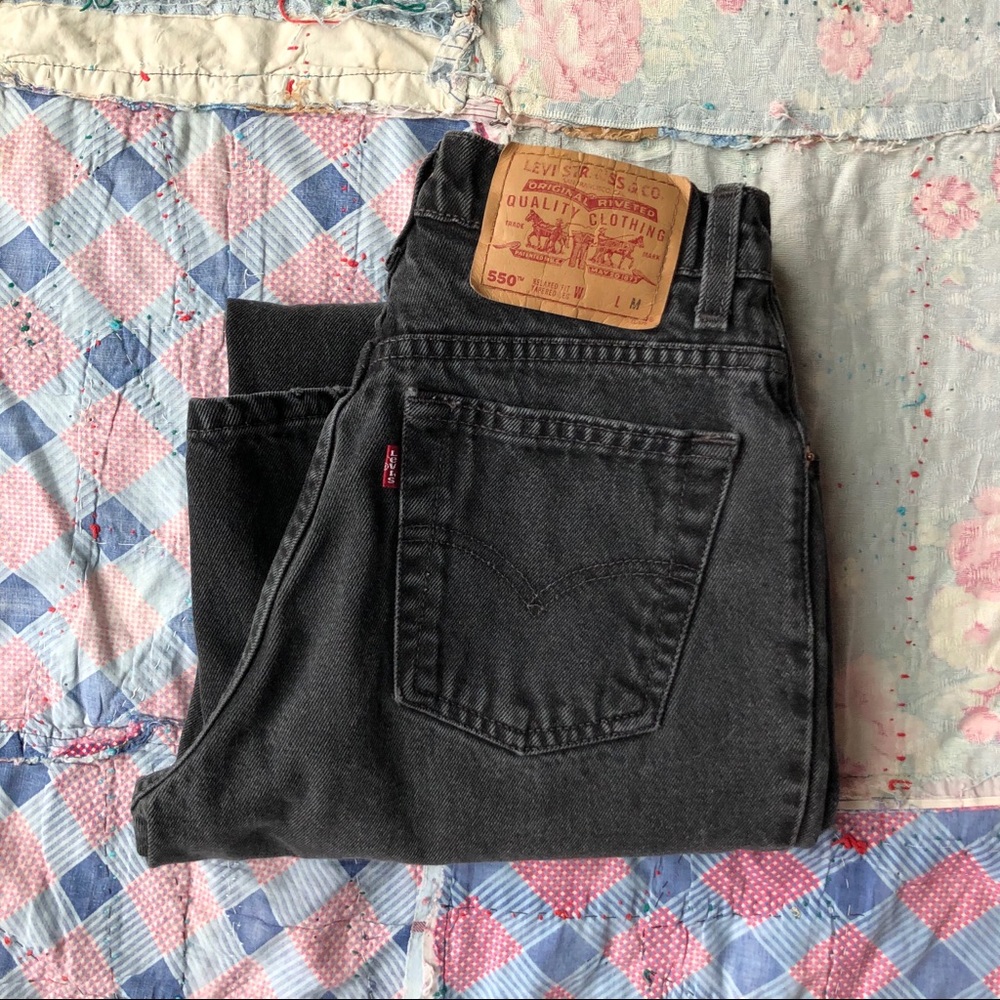Faded Black Vintage 550 Levi’s